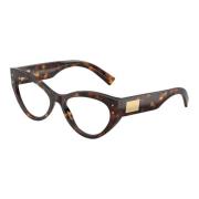 Dolce & Gabbana Stiliga Glasögon Dg3403 i Färg 502 Brown, Dam