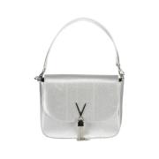 Valentino by Mario Valentino Silver Polyeten Handväska med Avtagbara R...