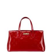 Louis Vuitton Vintage Pre-owned Laeder handvskor Red, Dam