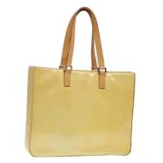 Louis Vuitton Vintage Pre-owned Laeder handvskor Yellow, Dam