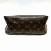 Louis Vuitton Vintage Pre-owned Tyg axelremsvskor Brown, Dam