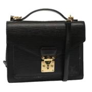 Louis Vuitton Vintage Pre-owned Laeder louis-vuitton-vskor Black, Dam