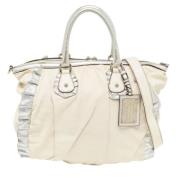 Dolce & Gabbana Pre-owned Pre-owned Laeder axelremsvskor White, Dam