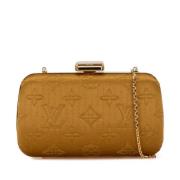 Louis Vuitton Vintage Pre-owned Canvas kuvertvskor Yellow, Dam