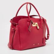 Louis Vuitton Vintage Pre-owned Laeder crossbodyvskor Red, Dam