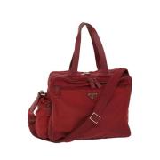 Prada Vintage Pre-owned Nylon prada-vskor Red, Dam