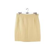 Yves Saint Laurent Vintage Pre-owned Linne nederdelar Yellow, Dam