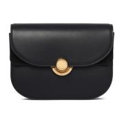 Furla Svart Crossbody Väska med Boule Lås Black, Dam