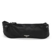 Prada Vintage Pre-owned Canvas prada-vskor Black, Dam