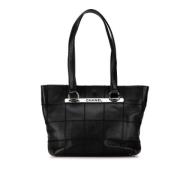 Chanel Vintage Pre-owned Laeder totevskor Black, Dam