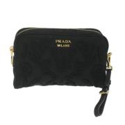 Prada Vintage Pre-owned Tyg prada-vskor Black, Dam