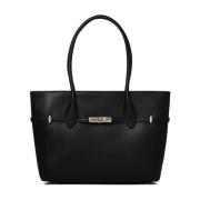 Furla Svart Goccia Toteväska Black, Dam