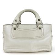 Celine Vintage Pre-owned Laeder handvskor Gray, Dam