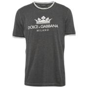 Dolce & Gabbana Pre-owned Pre-owned Bomull toppar Gray, Herr