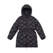 Iceberg Kids - Black padded parka jacket with hood Black, Dam