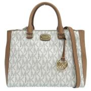 Michael Kors Pre-owned Pre-owned Canvas handvskor Beige, Dam