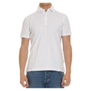 Aspesi Vit Bomull Jersey Polo Skjorta White, Herr