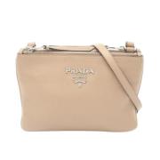 Prada Vintage Pre-owned Laeder prada-vskor Beige, Dam