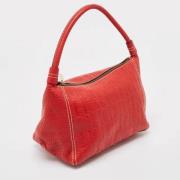 Carolina Herrera Pre-owned Pre-owned Laeder axelremsvskor Red, Dam