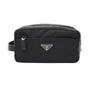 Prada Vintage Pre-owned Tyg prada-vskor Black, Dam