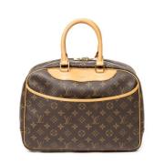 Louis Vuitton Vintage Pre-owned Canvas handvskor Brown, Dam