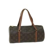 Louis Vuitton Vintage Pre-owned Canvas handvskor Brown, Dam