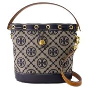 Tory Burch Bomull handvskor Blue, Dam