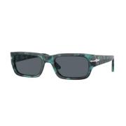 Persol Stiliga solglasögon Adrien 1211R5 Blue, Unisex