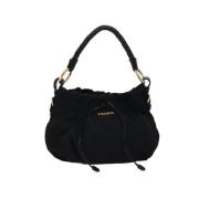 Prada Vintage Pre-owned Nylon prada-vskor Black, Dam