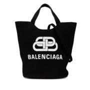 Balenciaga Vintage Pre-owned Canvas balenciaga-vskor Black, Dam