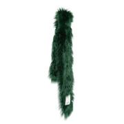 Ruslan Baginskiy Grön Faux-Fur Wraparound Halsduk Green, Dam