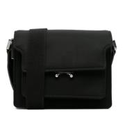 Marni Pre-owned Pre-owned Nylon crossbodyvskor Black, Dam