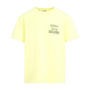 Gallery Dept. Gul & Orange T-shirt Aw24 Yellow, Herr