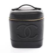 Chanel Vintage Pre-owned Tyg chanel-vskor Black, Dam