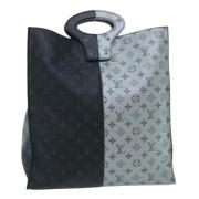 Louis Vuitton Vintage Pre-owned Canvas totevskor Black, Dam