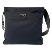 Prada Vintage Pre-owned Canvas prada-vskor Black, Dam