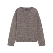 Max Mara Weekend Oversized ren ulltröja Gray, Dam