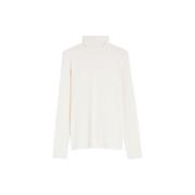 Max Mara Weekend Stretch viskos jersey topp Beige, Dam