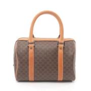 Celine Vintage Pre-owned Belagd canvas celine-vskor Brown, Dam