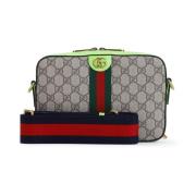 Gucci Brun Crossbodyväska Aw24 Gray, Dam