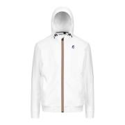 K-Way Fleece Pullover Jacka White, Herr