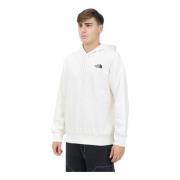 The North Face Logo Hoodie Tröja Vit Män White, Herr