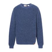 Timberland Blå Crew Neck Tröja Williams River Blue, Herr