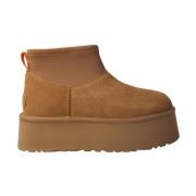 UGG Kvinnors Classic Mini Dipper Boot Brown, Dam