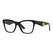 Dolce & Gabbana Snygga Svarta Glasögonbågar DG 3374 Black, Unisex