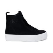 Calvin Klein Jeans Svarta Sneakers för Kvinnor Black, Dam