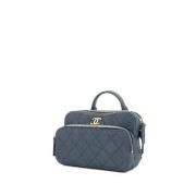 Chanel Vintage Pre-owned Laeder ryggsckar Blue, Dam