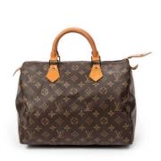 Louis Vuitton Vintage Pre-owned Canvas handvskor Brown, Dam