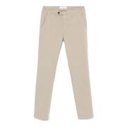 Briglia Taupe Bomulls Chinos med Fickor Beige, Herr