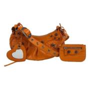 Balenciaga Vintage Pre-owned Laeder balenciaga-vskor Orange, Dam